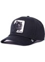 Bavlněná baseballová čepice Goorin Bros Panther černá barva, 101-1108