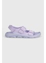 Dětské sandály Birkenstock Mogami AS Kids BF Icy fialová barva