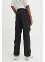 Kalhoty The North Face dámské, černá barva, jednoduché, high waist, NF0A87ADJK31