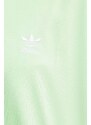 Mikina adidas Originals dámská, zelená barva, s aplikací, IP0614