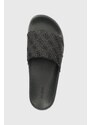 Pantofle Guess TOKYO pánské, šedá barva, FMGTOJ FAB19