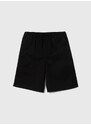 Dětské kraťasy Vans RANGE ELASTIC WAIST SHORT II BOYS černá barva, nastavitelný pas