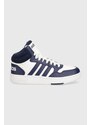 Dětské sneakers boty adidas Originals HOOPS 3.0 MID K tmavomodrá barva