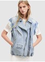 Džínová vesta AllSaints RIPLEY WAISTCOAT W055OA