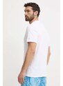 Bavlněné tričko Guess PARROTS bílá barva, s potiskem, F4GI08 I3Z11