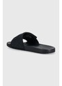 Pantofle Calvin Klein ADJ POOL SLIDE TPU pánské, tmavomodrá barva, HM0HM01437