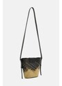 Kabelka AllSaints EBRO STRAW CROSSBODY černá barva, W075XA