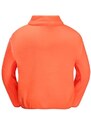 Dětská mikina Jack Wolfskin SMILEYWORLD MIDLAYER oranžová barva, hladká