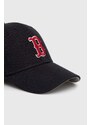 Dětská baseballová čepice 47brand MLB Boston Red Sox tmavomodrá barva, s aplikací, BMVP02WBV