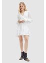 Šaty AllSaints ZORA DRESS bílá barva, mini, WD462Y