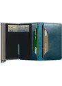 Kožená peněženka Secrid zelená barva, SDu-Teal