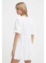 Bavlněné šaty Pepe Jeans DELIA bílá barva, mini, PL953475