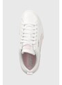 Dětské kožené sneakers boty Puma Mayze Lth Piping Jr bílá barva