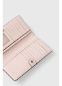 Kožená peněženka Lauren Ralph Lauren růžová barva, 432935939
