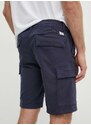 Kraťasy Pepe Jeans GYMDIGO CARGO pánské, tmavomodrá barva, PM801077