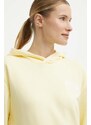 Mikina Fila Lima dámská, žlutá barva, s kapucí, s aplikací, FAW0737