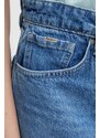 Džínové šortky Pepe Jeans A-LINE SHORT HW dámské, hladké, high waist, PL801111MP1