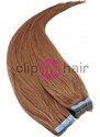 Clipinhair Vlasy pro metodu Invisible Tape / TapeX / Tape Hair / Tape IN 50cm -měděná