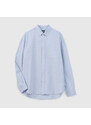 Pánská košile GAP Longsleeve Standard-Fit Oxford Logo Shirt Light Blue