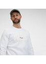 Pánská mikina GAP Crewneck Logo Sweatshirt White000