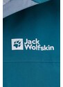 Outdoorová bunda Jack Wolfskin Highest Peak 3L JKT zelená barva, 1115134