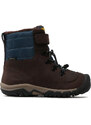 Dětské boty Keen Jr Greta Boot WP Coffee Bean-Blue Wing