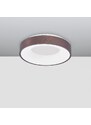 Hnědé stropní LED světlo Nova Luce Rando Thin 38 cm