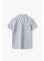 Max & Mia Chlapecké šedé polo tričko s límečkem