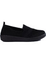 SHELVT NAZOUVACÍ ČERNÉ TENISKY SLIP ON Černá