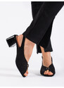 GOODIN Elegant black stiletto sandals