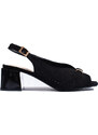 GOODIN Elegant black stiletto sandals