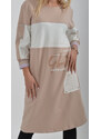 Enjoy Style Světle hnědé šaty ES2129
