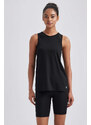 DEFACTO Long Fit Crew Neck Sleeveless Undershirt