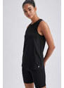 DEFACTO Long Fit Crew Neck Sleeveless Undershirt