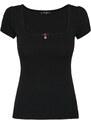 Black Girl - dámské tričko černé barvy Vive Maria