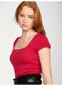 Red Girl - dámské tričko červené barvy Vive Maria