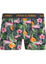 JACK & JONES Boxerky 'Pink Flamingo' námořnická modř / žlutá / zelená / pink