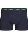 JACK & JONES Boxerky 'Pink Flamingo' námořnická modř / žlutá / zelená / pink