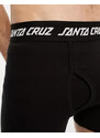 Santa Cruz Strip Boxer Brief Black Black
