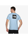 The North Face M S/S REDBOX TEE STEEL BLUE