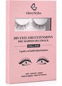 GloryStyles Sada 5 párů segmentových řas - DOLL EYE