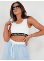 BASIC BÍLÝ CROP TOP SUNSEL Bílá