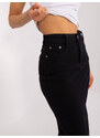 Factory Price Černá vypasovaná džínová maxi sukně (M551)
