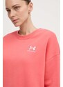 Mikina Under Armour dámská, růžová barva, s aplikací, 1379475