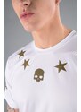 Pánské tričko Hydrogen Star Tech Tee White/Gold XL