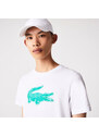 Pánské tričko Lacoste Core Performance Light White/Green M