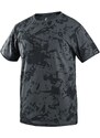 CXS MERLIN Pánské tričko krátký rukáv tmavě šedá - S