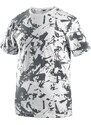 CXS MERLIN Pánské tričko krátký rukáv bílá/šedá - S