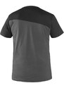 CXS OLSEN Pánské tričko krátký rukáv šedá/černá - S