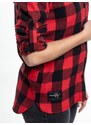 Meatfly dámská košile Olivia 2.0 Premium Red | Červená | 100% bavlna